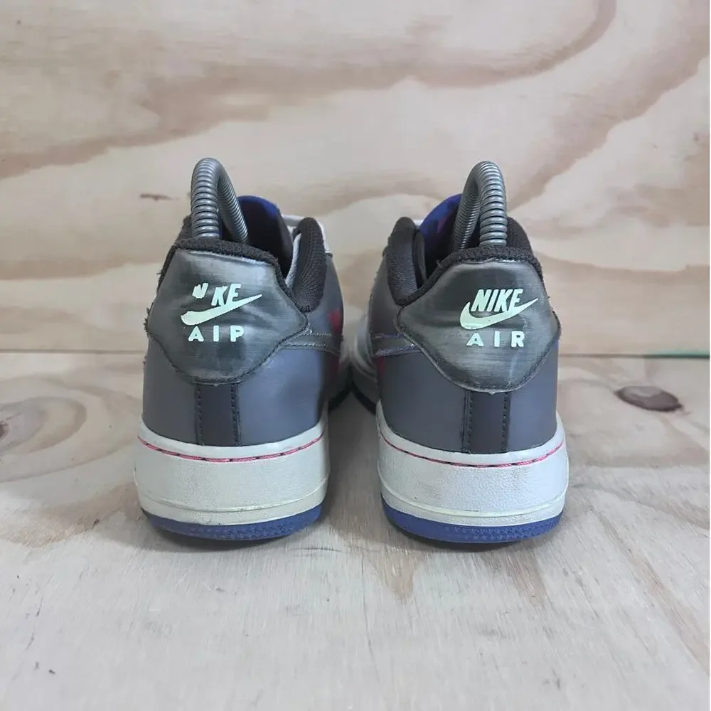 Nike-Air Force 1 Dunk It Smash-Sneakers-Blue/Gray-Kids Big Unisex-6Y -CT1628-601